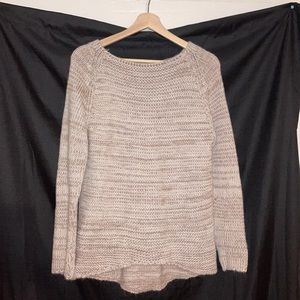 Gold and cream sweater